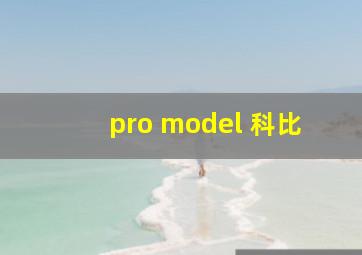 pro model 科比